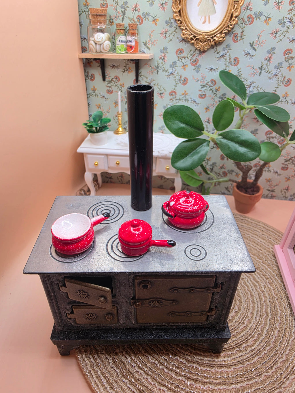 3 petites poele/casseroles rouges