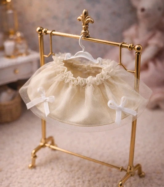 Jupe en tulle rose, verte, bleu ciel ou jaune clair