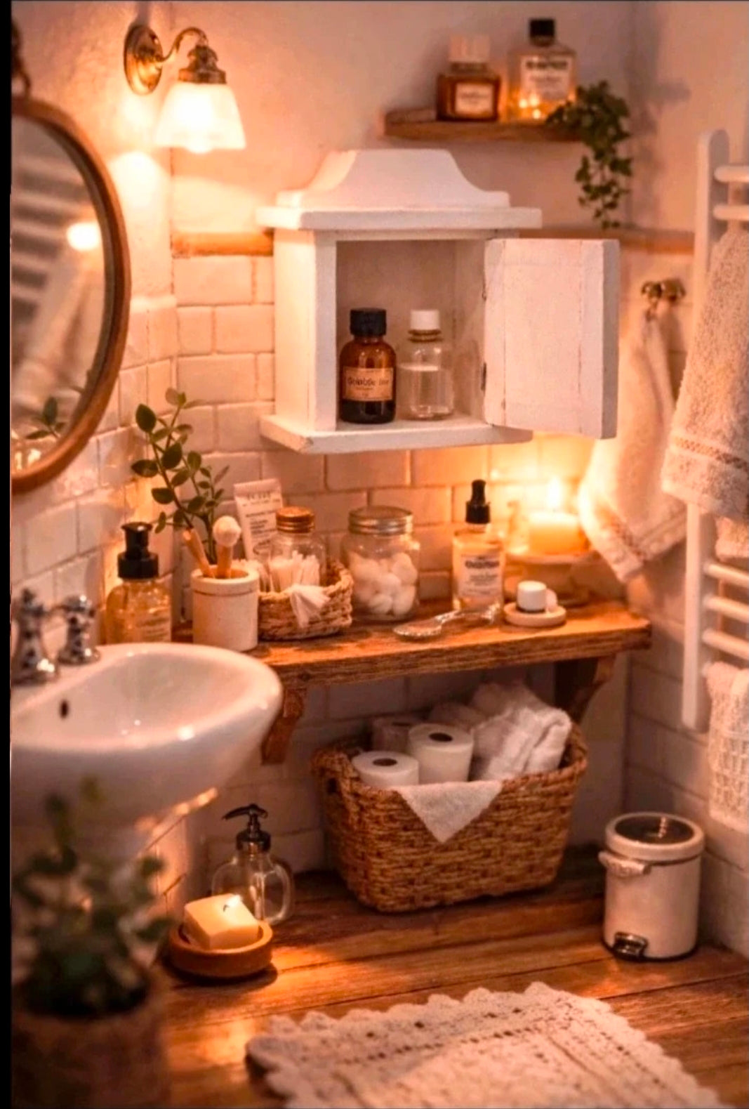 Boite à pharmacie en bois