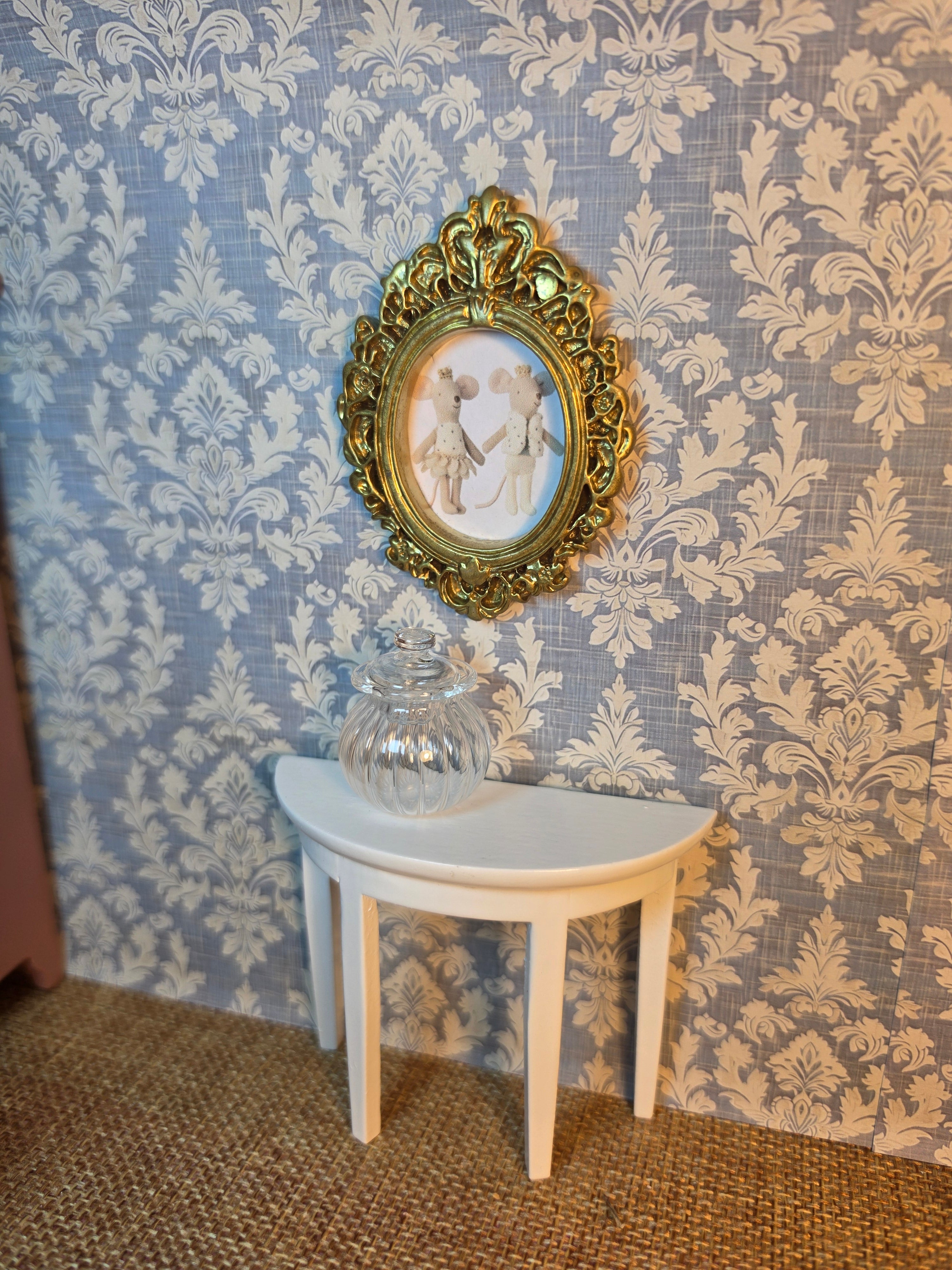 Bonbonnière en verre ronde