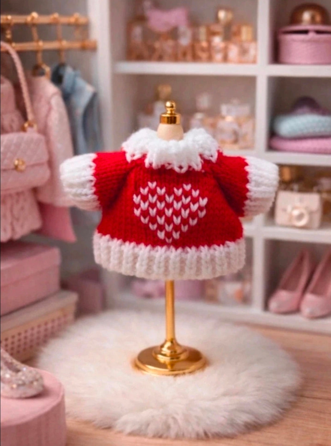 Pull avec coeur
