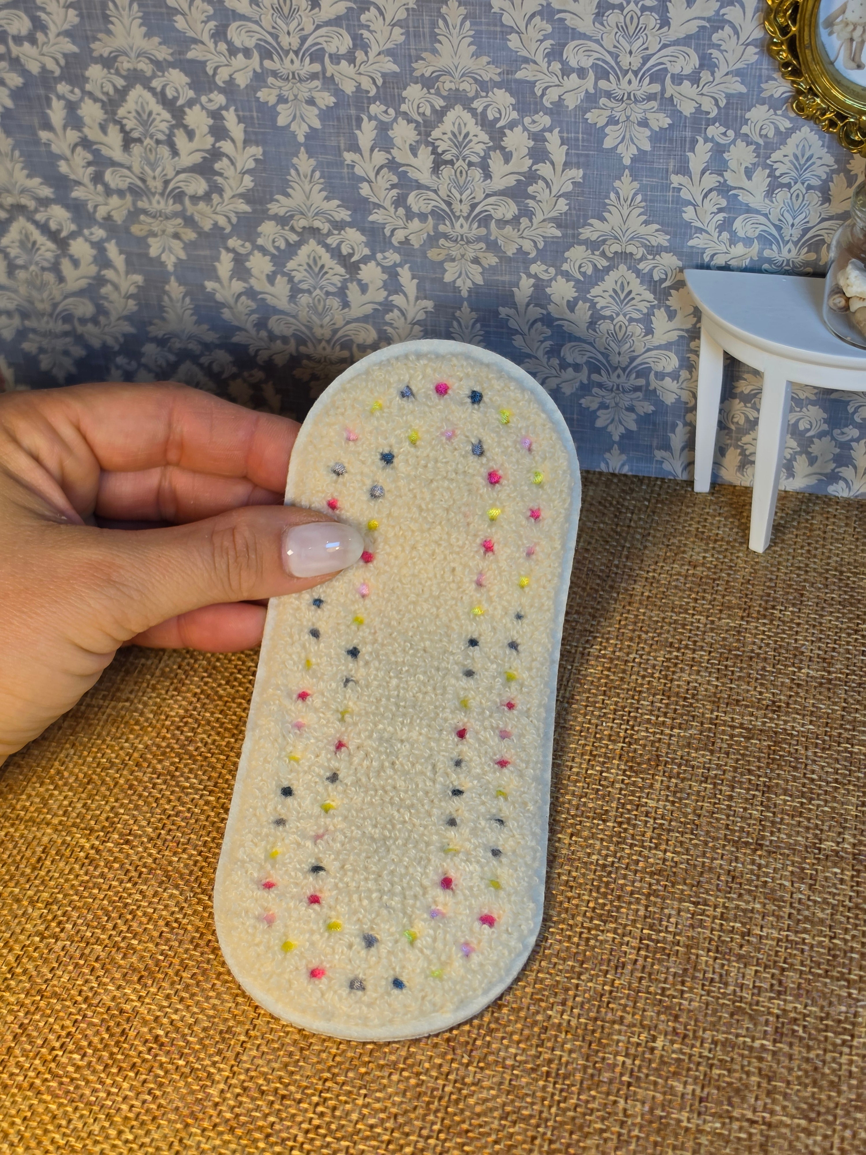 Tapis bouclette ovale
