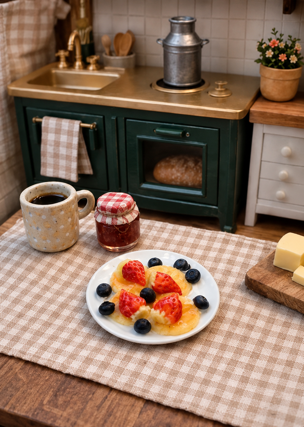 Assiette de pancakes