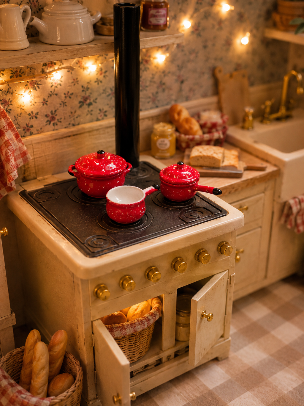 3 petites poele/casseroles rouges