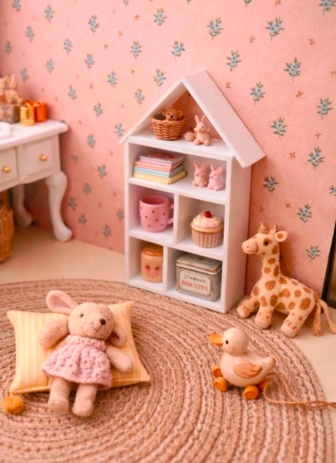 Meuble etagere "maison" miniature