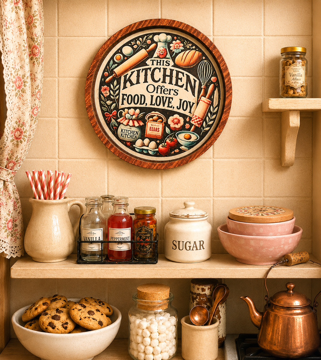 Cadre rond Kitchen