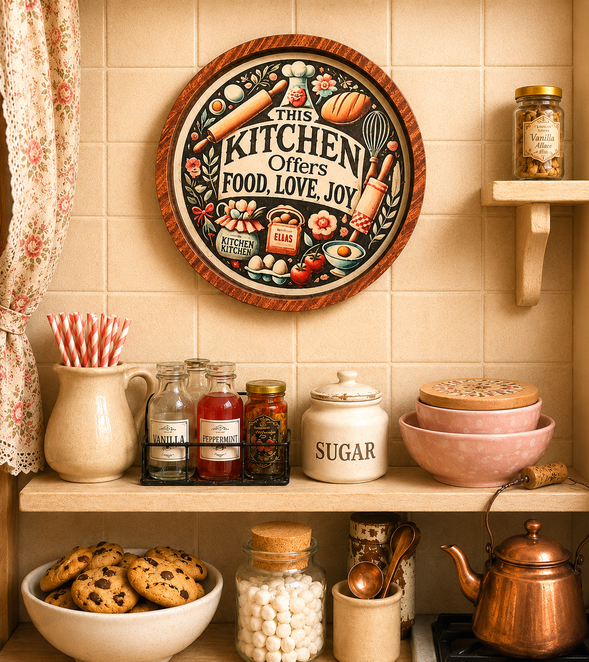 Cadre rond Kitchen