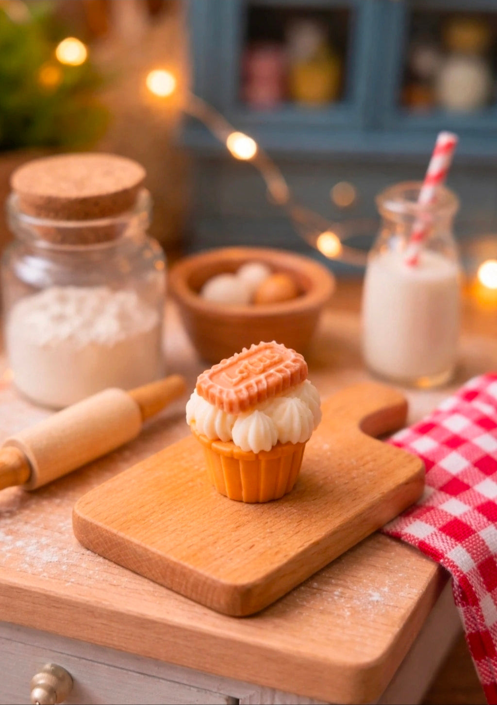 Muffin spéculoos miniature – Échelle 1/12