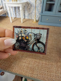 Cadre/tableau miniature pour maison de poupée velo