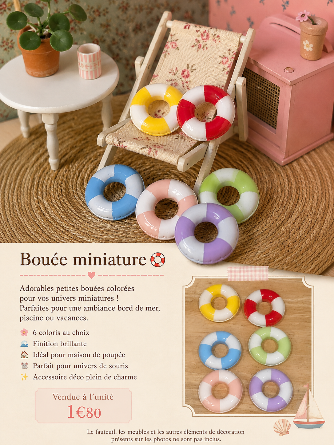 Bouées miniature pour souris