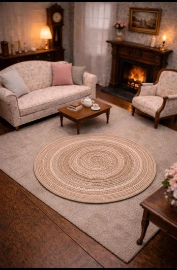 Petit tapis rond 18 cm de diamètre