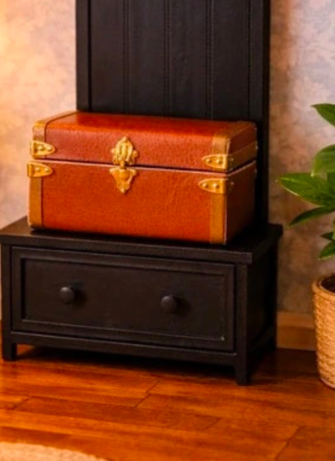 Petite valise en bois