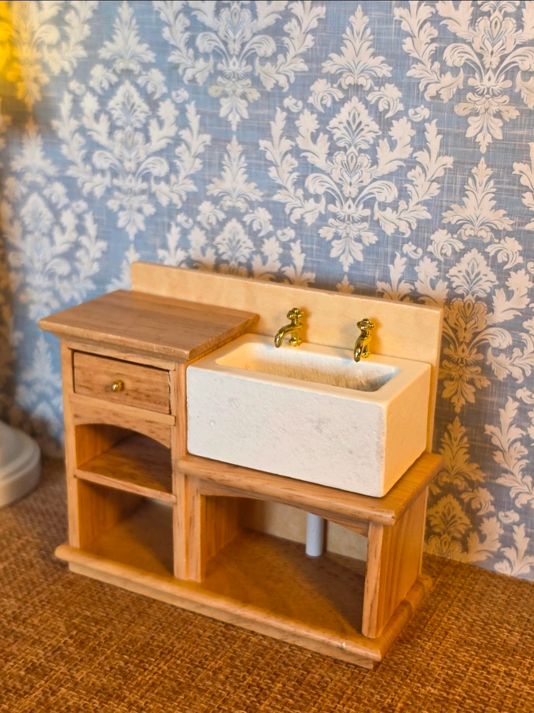 Meuble vasque en bois