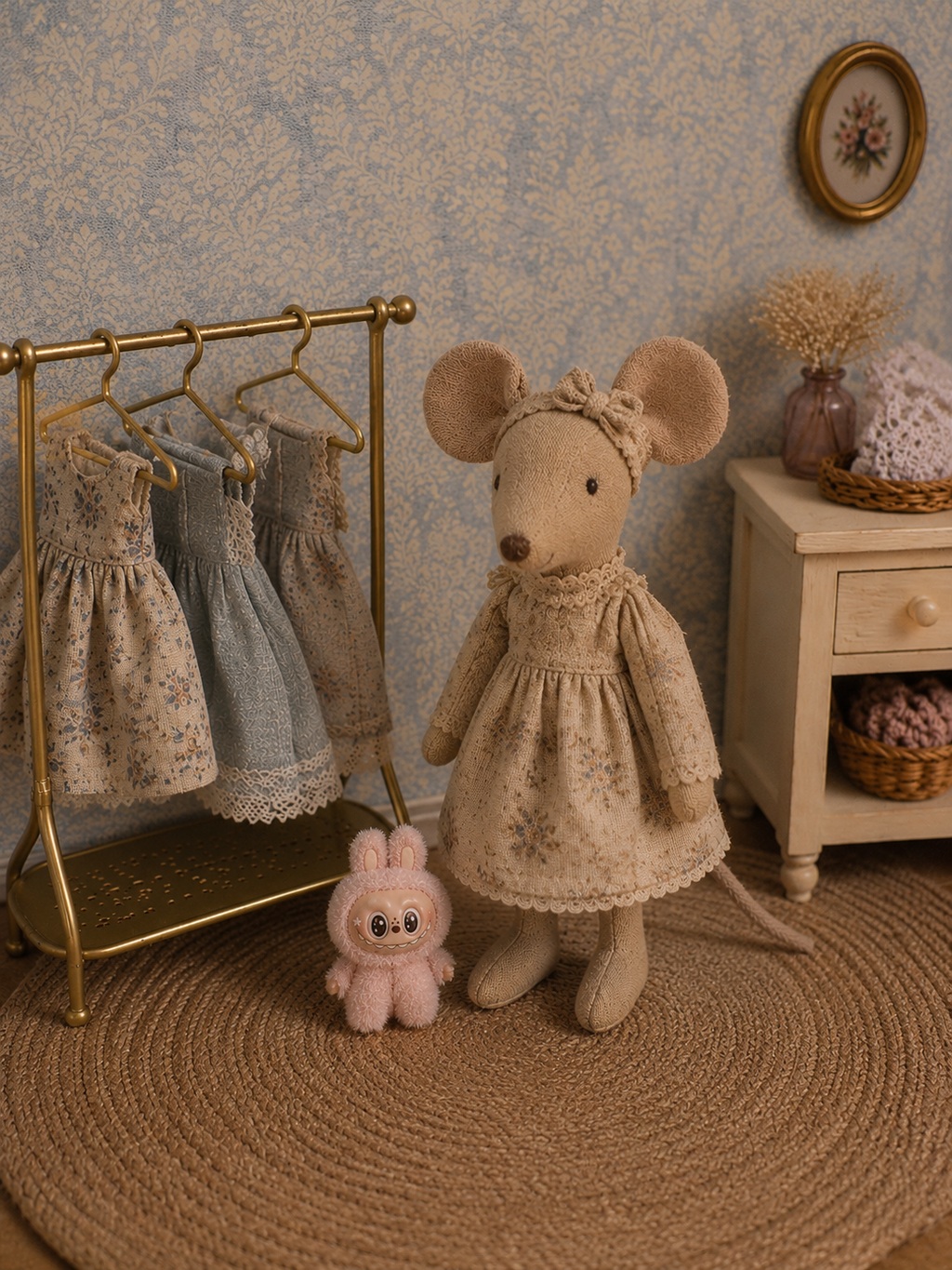 Peluche labubu 3cm