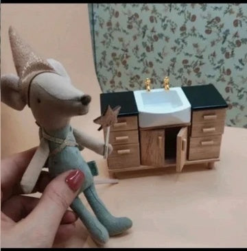 Meuble en bois salle de bain