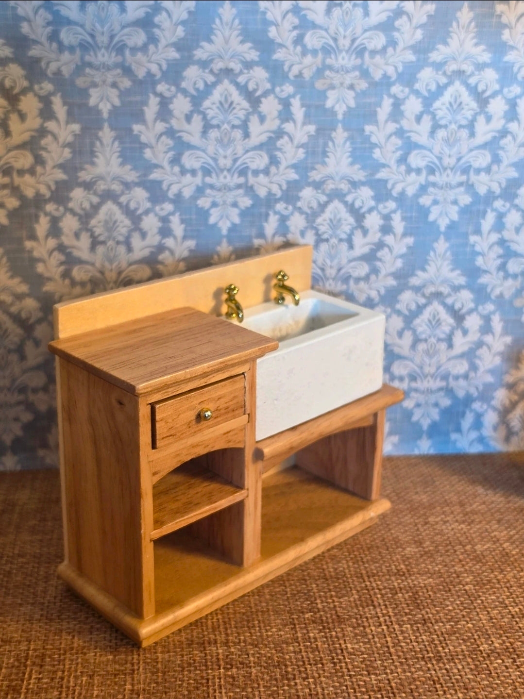 Meuble vasque en bois
