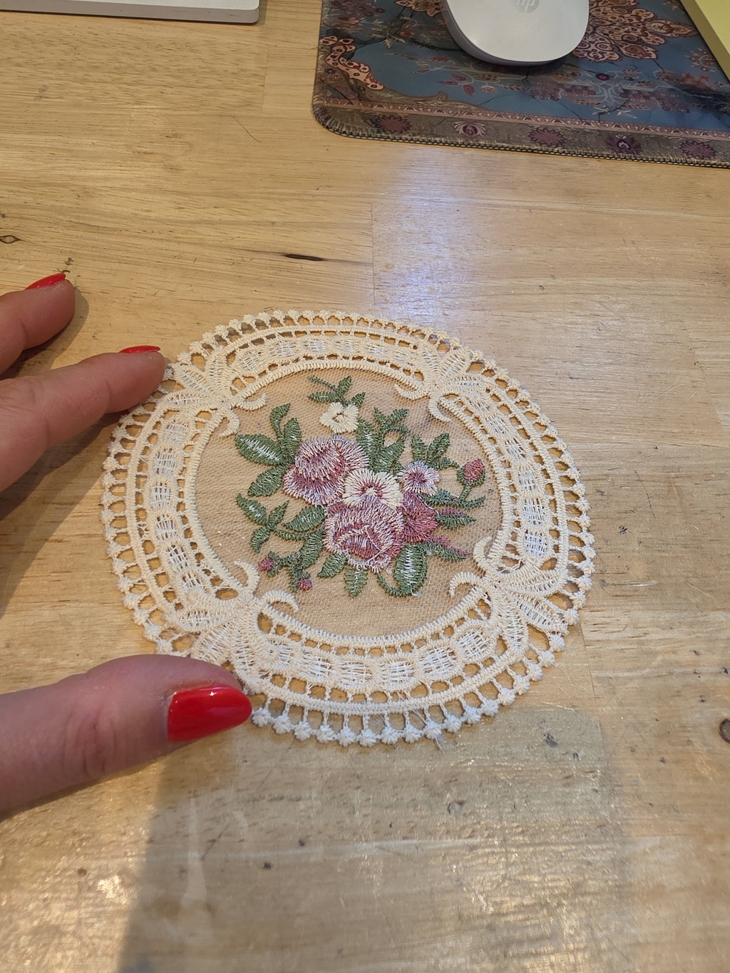 Tapis de dentelle