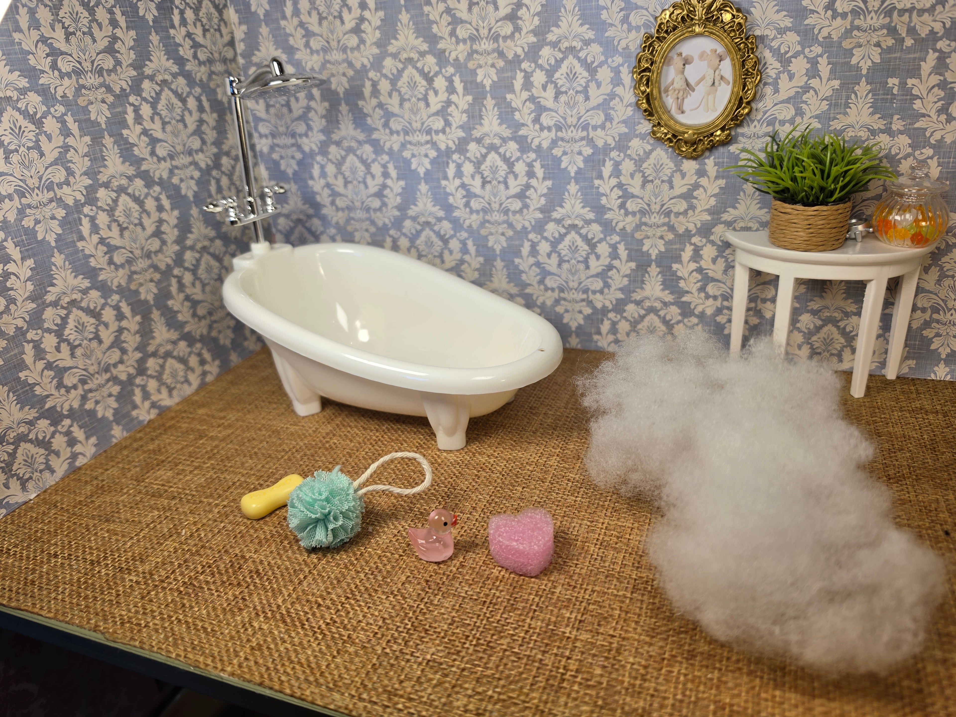 Baignoire sur pieds et accessoires