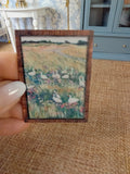 Cadre/tableau miniature pour maison de poupée Les Oies