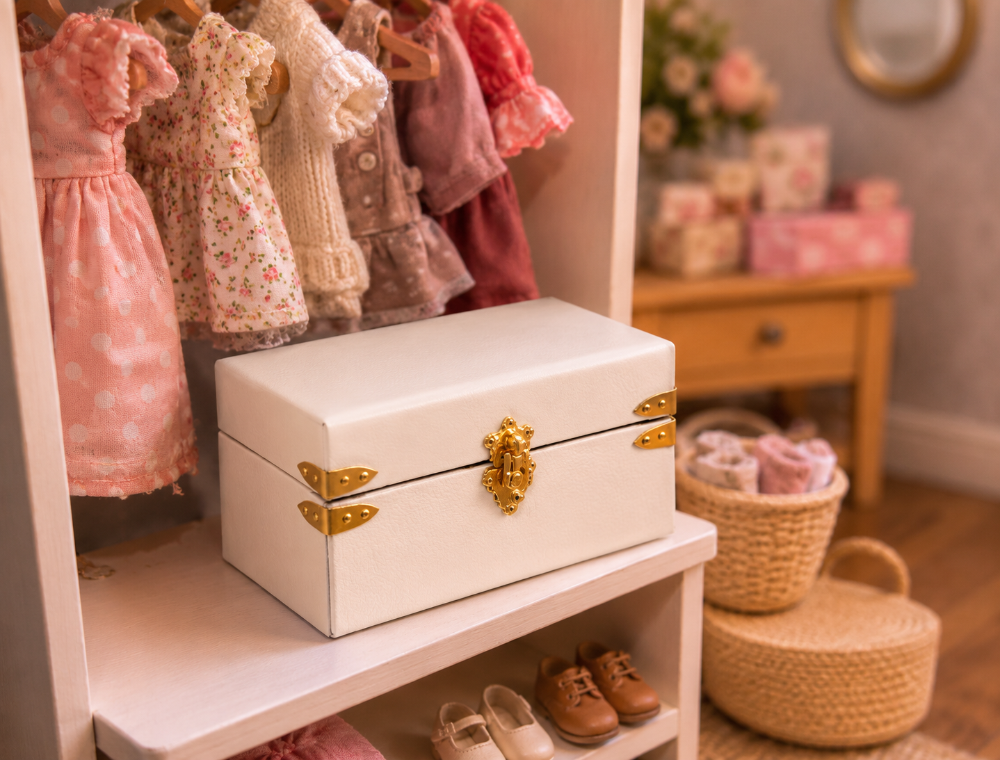 Petite valise en bois