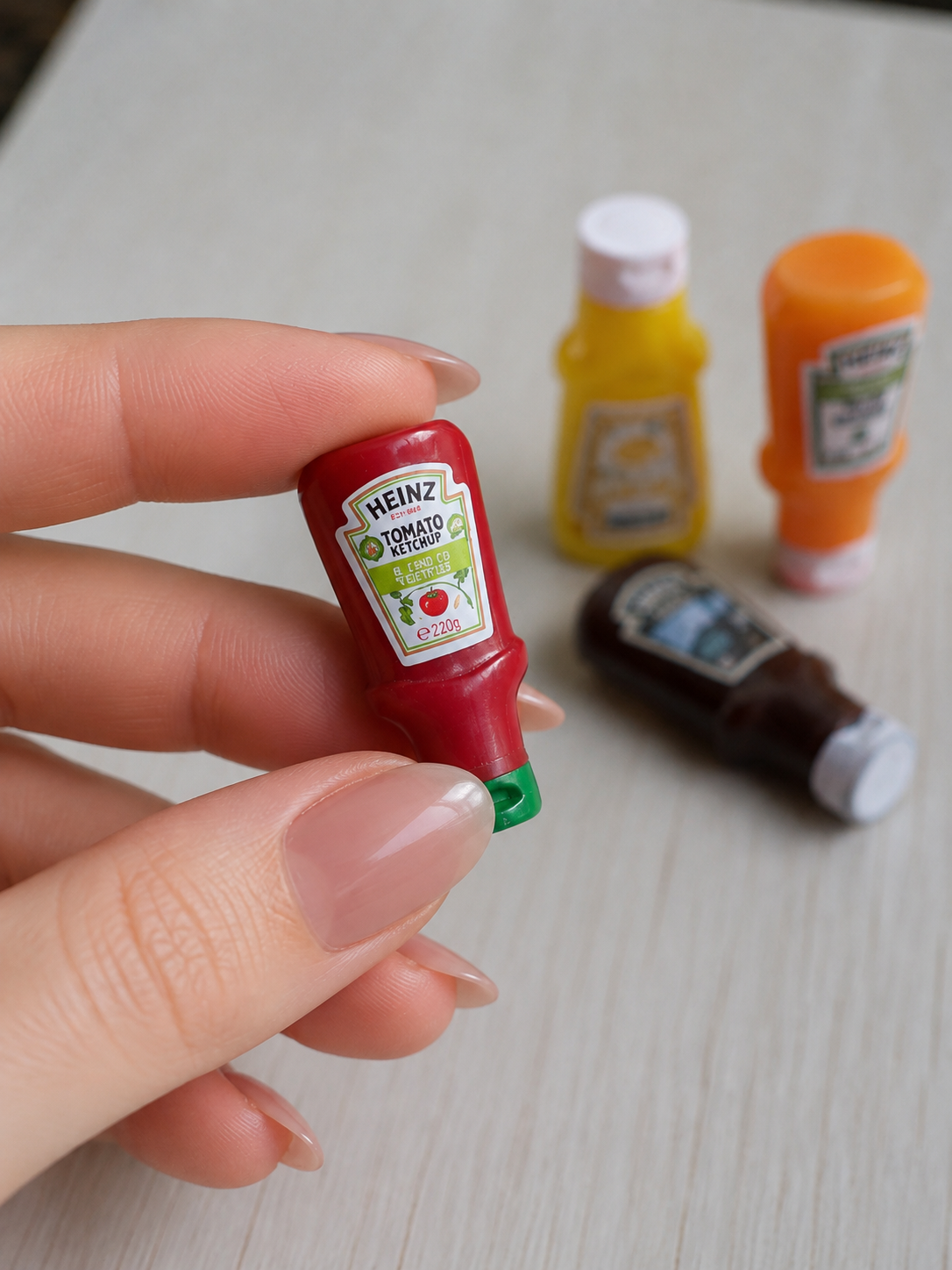 Lot de 4 sauces miniatures 🍅🌭