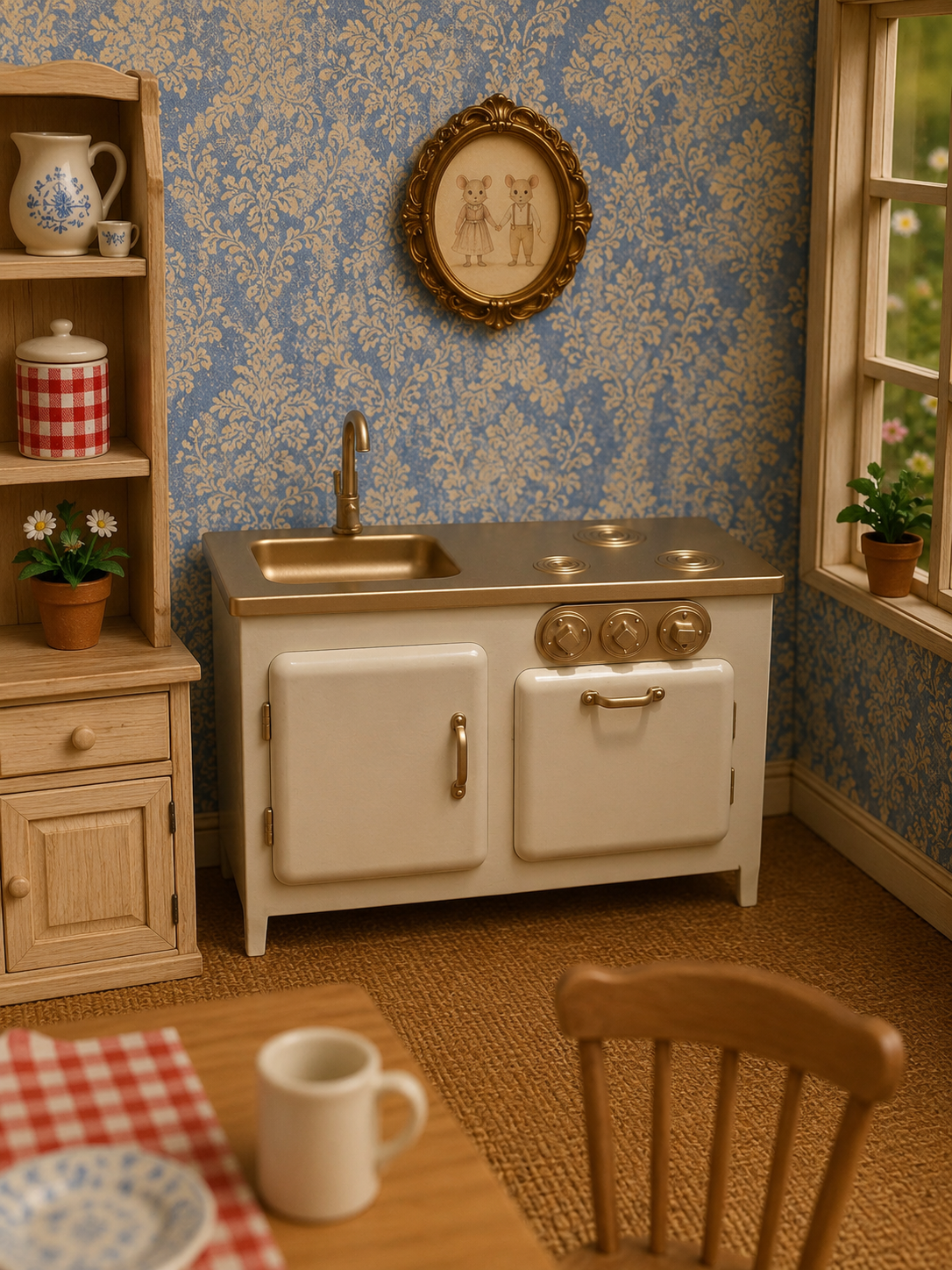 Meuble cuisine evier métallique