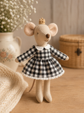 Robe vichy noire et blanche