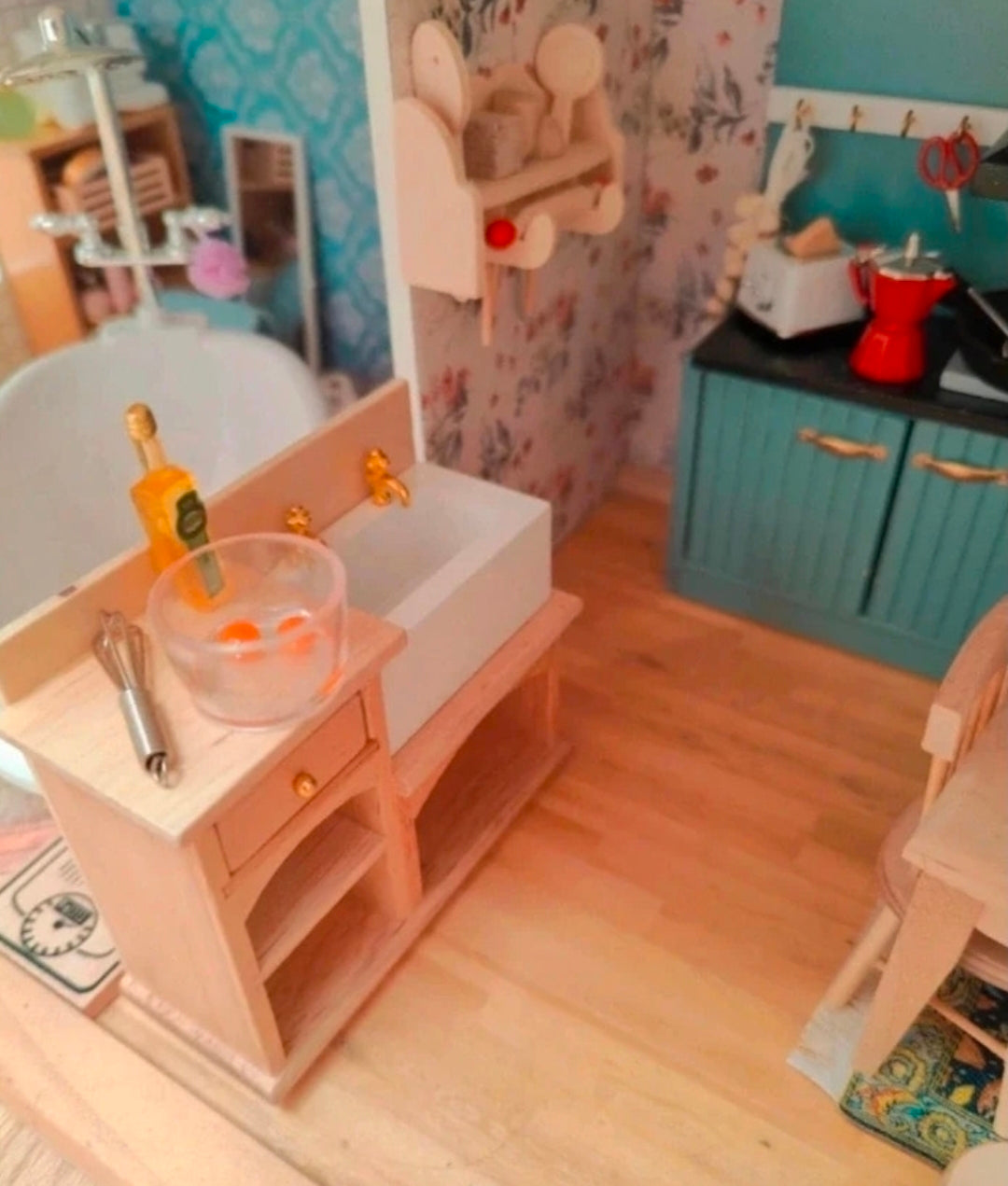Meuble vasque en bois