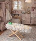 Table à repasser miniature de style vintage, échelle 1/12