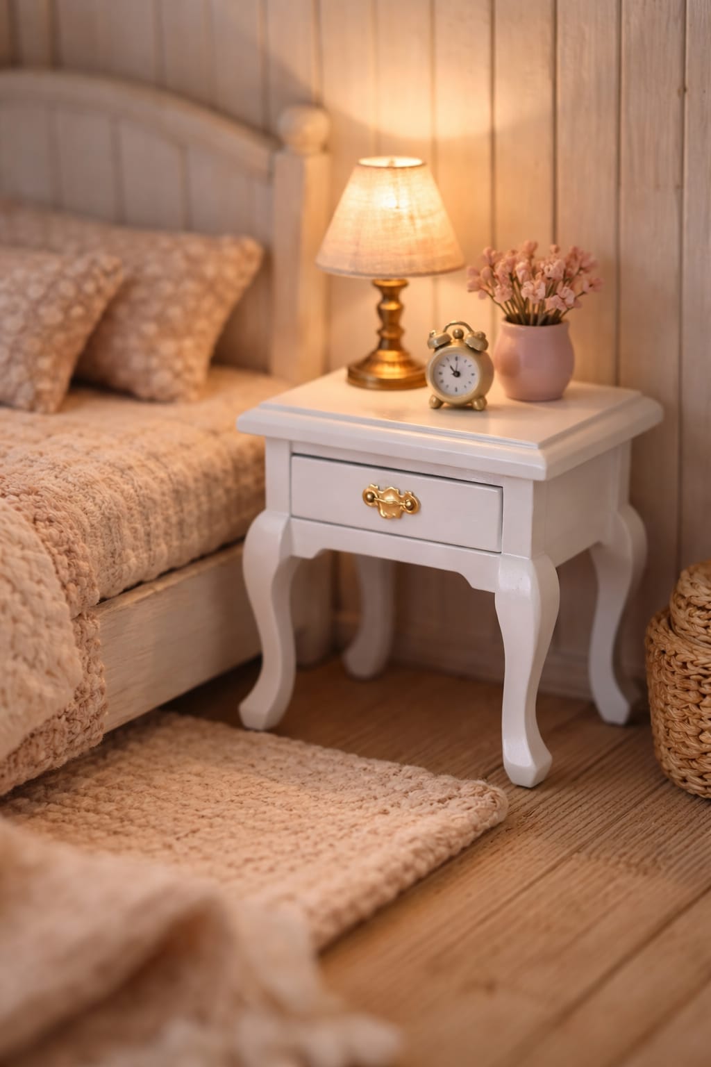 Table de chevet en bois