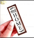 Détail de l'inscription Home du tableau miniature